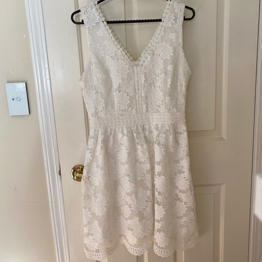 Soiéblu White Floral Dress